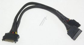 Delock Internal Power Supply Cable - Sata Power Cable 15 Pin Female > 2 X Sata 15 Pin Male 25 Cm