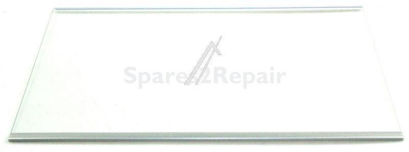 Glass Panel - C00386832 481010643154 Glass Shelf + Grey & White Profiles [Whirlpool Indesit]