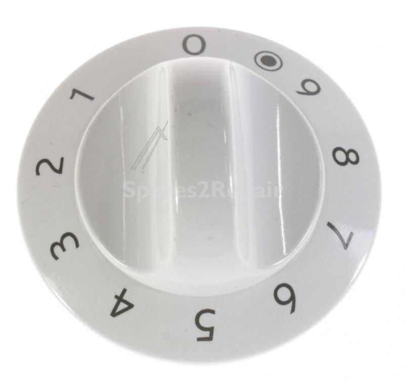 Button - 1250256977000 Operating Handle White Regulat [Electrolux Aeg]