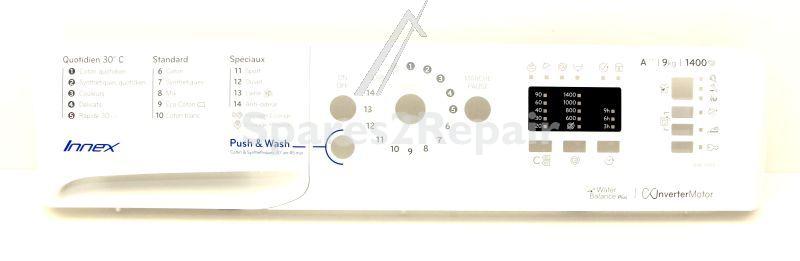 Panel - C00520457 488000520457 Console Bwa91483xwfr Printed [Whirlpool Indesit]