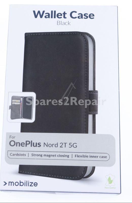 Mobilize Leather Bag Gsm - 28124 Mobilize Classic Gelly Wallet Book Case Oneplus Nord 2t 5g Black