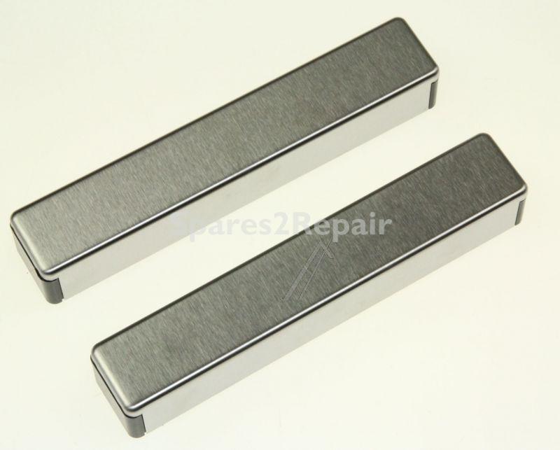 Front Plate - 20005947 Glass Front Panel Colour: Black With Glued Plastic Profiles [Bosch Siemens]