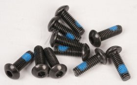 Segway Ninebot Screw - Ab 00 0007 51 Hexagon Socket Half Round Head Carbon Steel Black Zinc Plated Screws M4*12 Gokart Pro