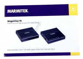 Marmitek Hdmi Extender - Megaview 76 Hdmi Extender Over 1 Cat 5e-6 Cable, Kvm, Poc, Full Hd