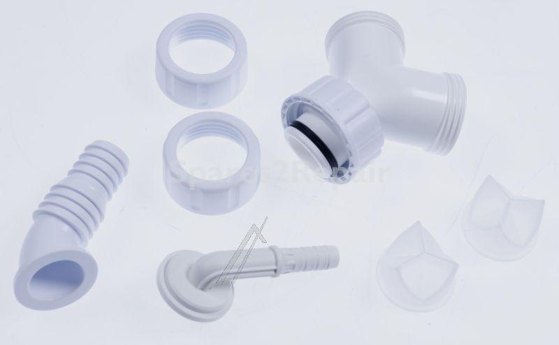 Haas Hose Coupling - 4072 Condensate And Device Connection Sleeve "save" 1" 3-4" And 8mm With Backflow Preventer For Flush Mounting