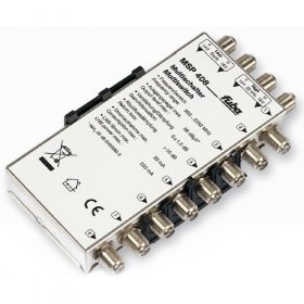 Fuba 4+1 Multiswitch Inputs - Msp 408 Multischalter 4-8, O.netzteil