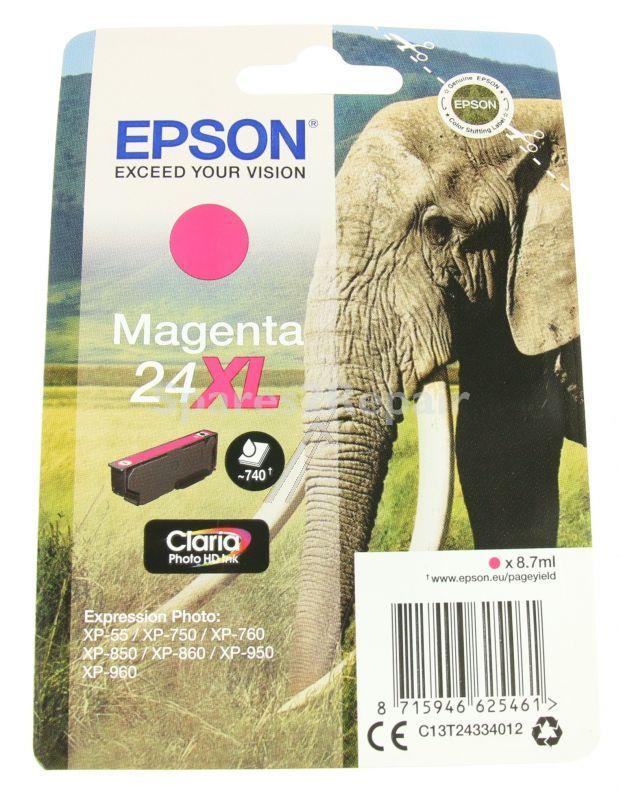 Epson Cartridge - 24xl C13t24334012 Ink Cartridge Magenta 8 7ml
