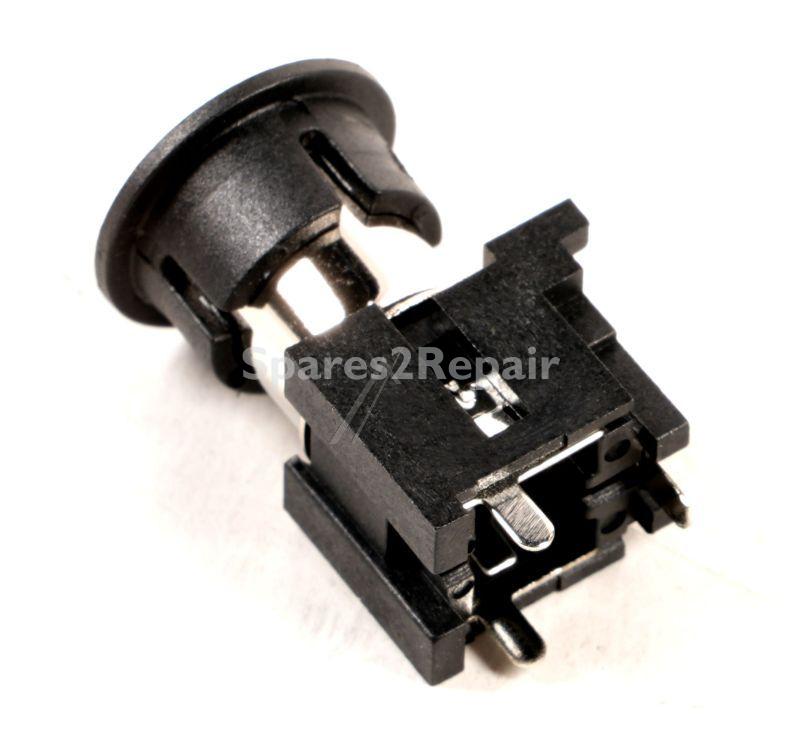 Vestel Phone Sockets - 30094257 Socket Rca 1p Black Upper Part V1 Rohs
