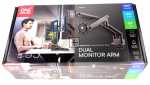 One For All Monitor Holder - Dm7220 Monitor Mount Design Dual White