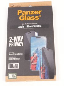 Panzerglass Display Protective Film - Pg93414 Panzerglass 2-way Privacy Screen Protector Iphone 17 | Iphone 16 Pro | Ultra-wide Fit W Easyaligner