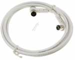 Axing Aerial Connecting Cable - Bak 153-00 Connection Lead Iec, Angled Plug And Socket