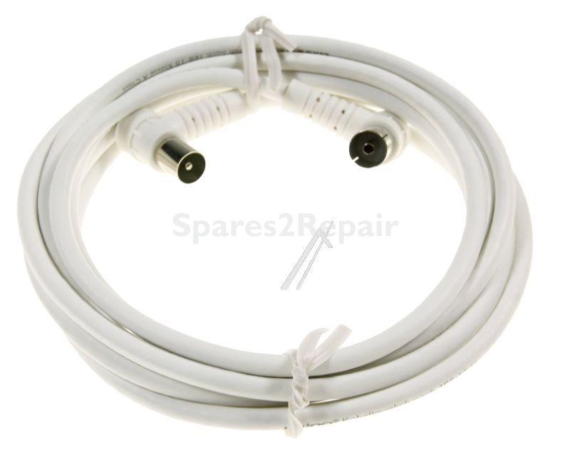 Axing Aerial Connecting Cable - Bak 253-00 Antenna Lead - Plug-socket, Angled