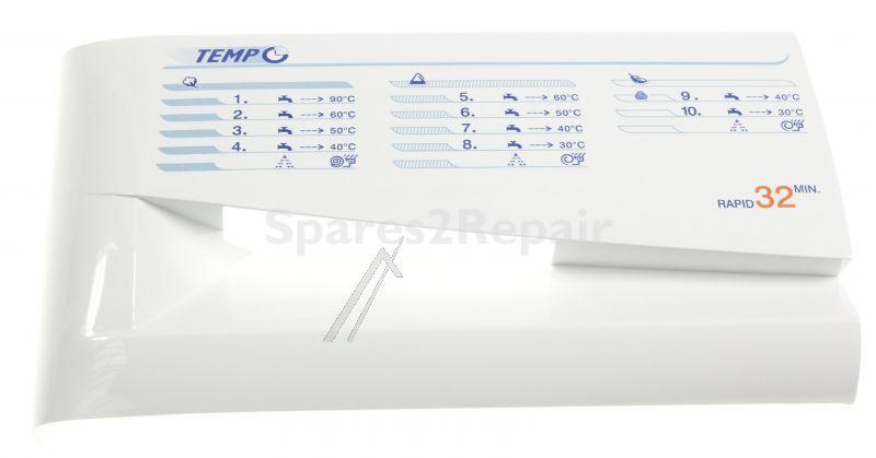 Detergent Dispenser Cover - 90489696 Dispenser Drawer Front [Candy Hoover]