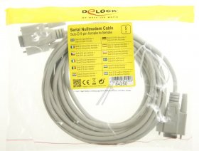 Delock Serial/paralel Connectors - Cable Serial Null Modem 9 Pin Female > 9 Pin Female 5 M