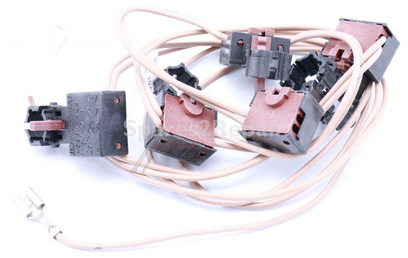 Oven Switch - 3570515233 Push Button Switch Complete Co [Electrolux Aeg]