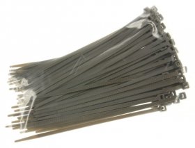 Auloc 140mm Cable Connector - Kb-140x3,5 Zip Cable Tie 140x3.5mm Grey 100pcs