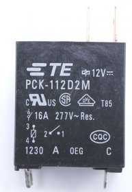 Te Connectivity Pcb Relay To 12v - 12vdc 16a-277vac Pck-112d2m Relay 1 Turnkey