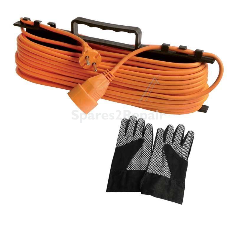 Power Supply Cable - Kit Rallonge Electrique + Enrouleur + Gants