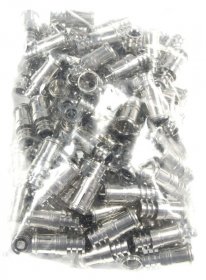 Wisi F-jack/f-jack Adaptor - Dv 45 F-doppelkupplung 180°, 10 StÜck,
