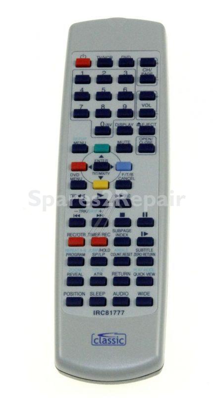 Classic Classic 1 To 1 Remote Controls - Irc81777 Remote Control Classic Tv-vcr-dvd Combi