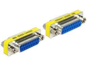 Delock Gender Changer - Adapter Sub-d 15 Pin Female > Female Gender Changer
