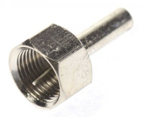 Wisi Terminating Resistor - Dv 25 Dc Block F-plug Terminal Resistor, 1 Pc