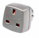 Vivanco Travelling Plug Set - Ta Gb-eu 28693 Travel Adapter Plug Uk > Euro 220v
