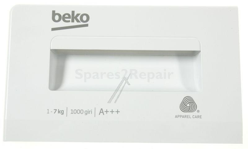 Detergent Dispenser Cover - 2459209082 C00912125 Detergent Drawer Front Cover Assembly [Arcelik]