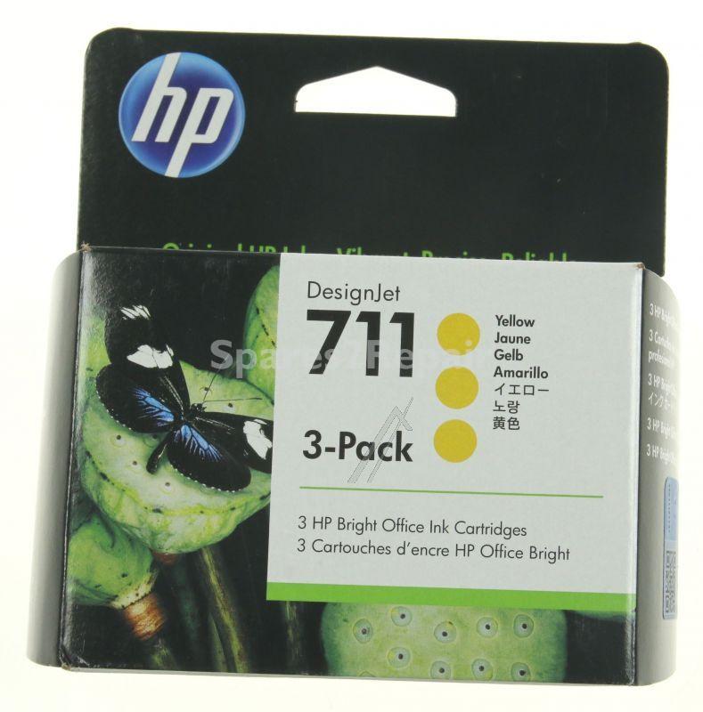 Hewlett Packard Cartridge - 711 Cz136a Ink Cartridge 3x Yellow