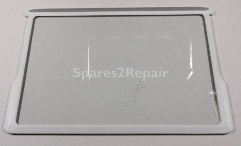 Glass Panel - 42033137 R Glass Shelf (w white Frame) 1400ank(s w) [Vestel]
