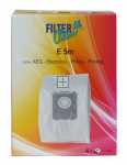Filterclean Vacuum Cleaner Bags - E5-ph5m E5m Fl0007-k Non Woven Dust Bags X 4 + 1 Filter Electrolux Philips
