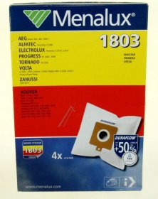 Vacuum Cleaner Bags - 9001661496 1803 Dust Bags X 4 + 1 (mcf + Mf) To Cut [Electrolux Aeg]
