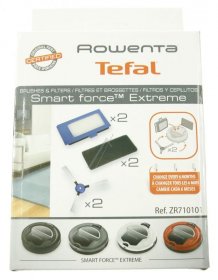 Groupe SEB Vacuum Cleaners-accessories - Brossettes Laterales X2 + 1 Filtre Hepa + 1 Filtre Mouss