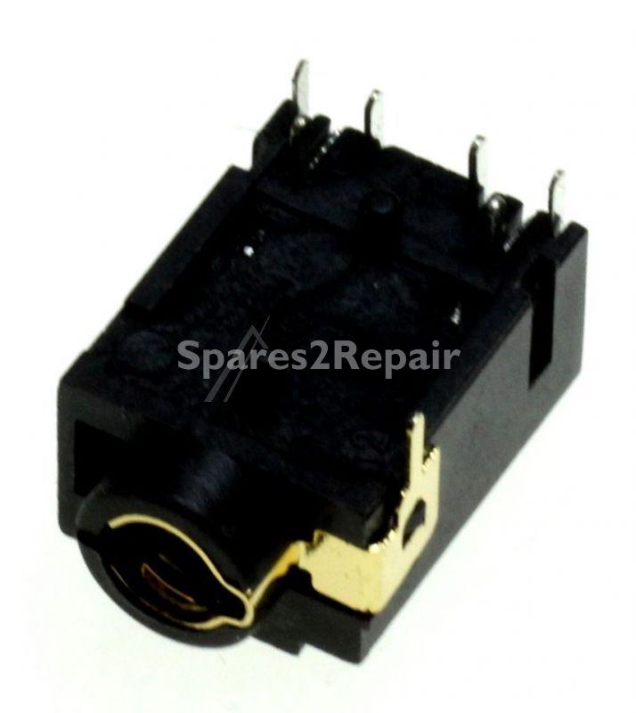 Samsung Jack Connector - 3722-003813 Jack-phone 1p-7c ni+sn blk angle 3 6pi 1