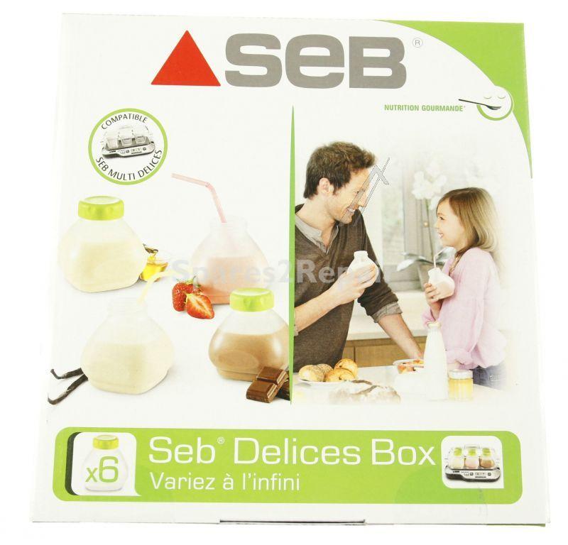 Joghurt Jar - Xf102000 Small Bottle+cap*6 [Groupe SEB]