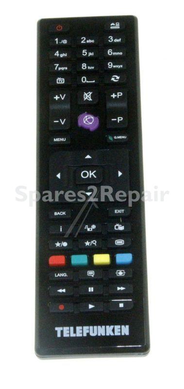 Vestel Ir remote Control - R-c 4875 23255985 R-c 4875 Telefunken (gray-s)(black-p)