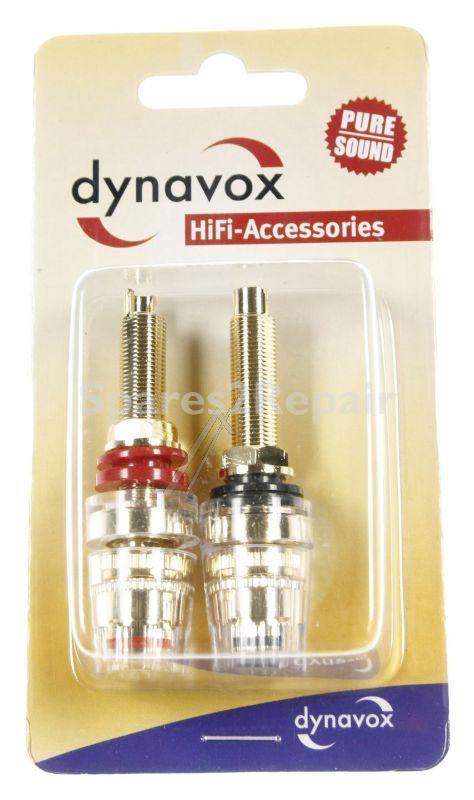 Dynavox Speaker Clamp Connection - 204609 High-end Banana Jack, Pair