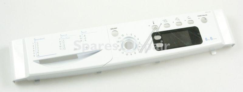 Handle - C00278721 482000031422 Control Panel With Detergent Drawer Handle [Whirlpool Indesit]