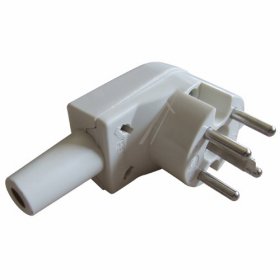 Jager Direkt Plug - Perilex Plug, 400v Ac, 16a, Angled, 5 Poles, White