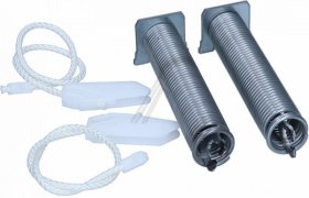 Door Cable - 00754869 Door Hinge Repair Kit 2 Springs + 2 Cords [Bosch Siemens]