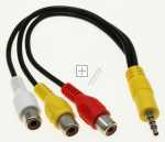 Vestel Phono Adapter Audio - 30067458 Cable Stereo To Rca 15cm R-y-w Rohs