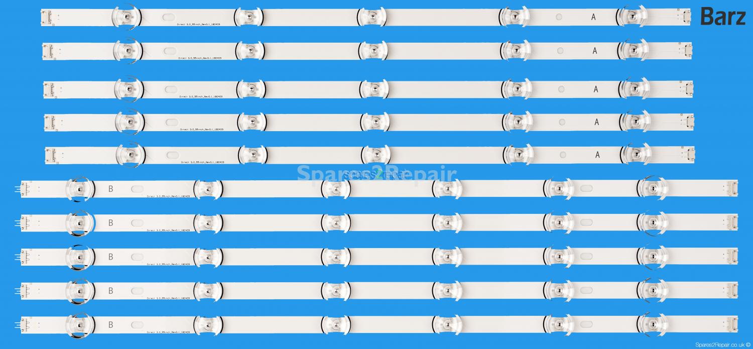 LG 55 inch Full LED Backlight Array - LC550DUE FG - LC550DUH FG - 6916L-2232A - 6916L-2233A - AGF78401601 - AGF78401701