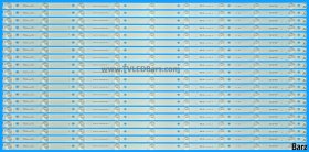 Hisense LED Backlight Array Hisense H75A6600UK HD750M7U71-L1 LB75022 CRH-BK75U713030T200983K 20pcs