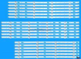 Barz LED Backlight Array Samsung UE75TU7100 UE75TU7020 UE75TU8000 BN96-50310A + BN96-50311A + BN96-50312A 75" CY-BT075HGLV4H CY-BT075HGLV3H CY-BT075HGEV1H CY-BT075HGEV4H 18pcs