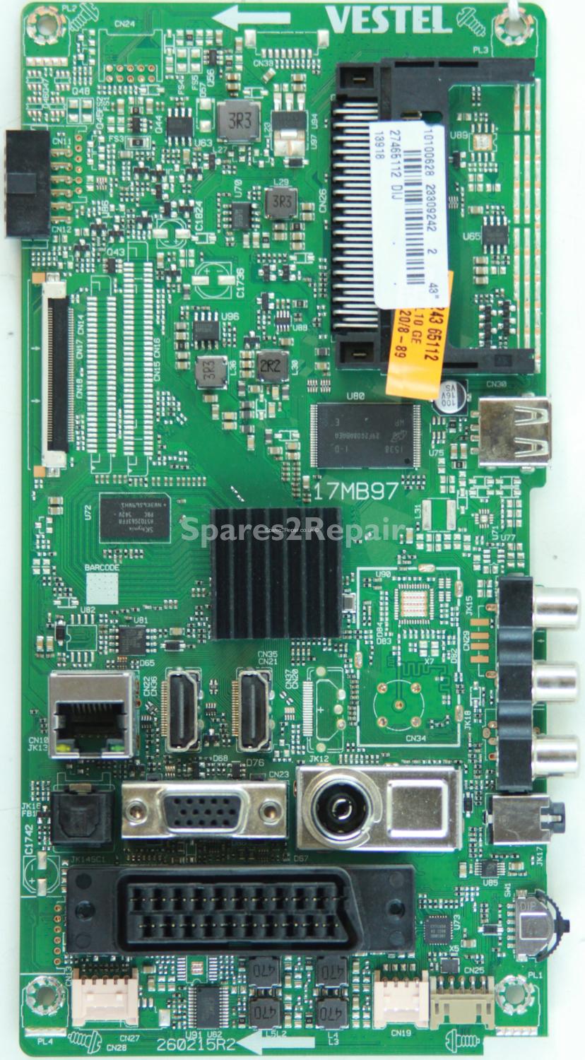 Bush DLED43287FHD - Main AV - 23309242 - 17MB97 - 260215R2