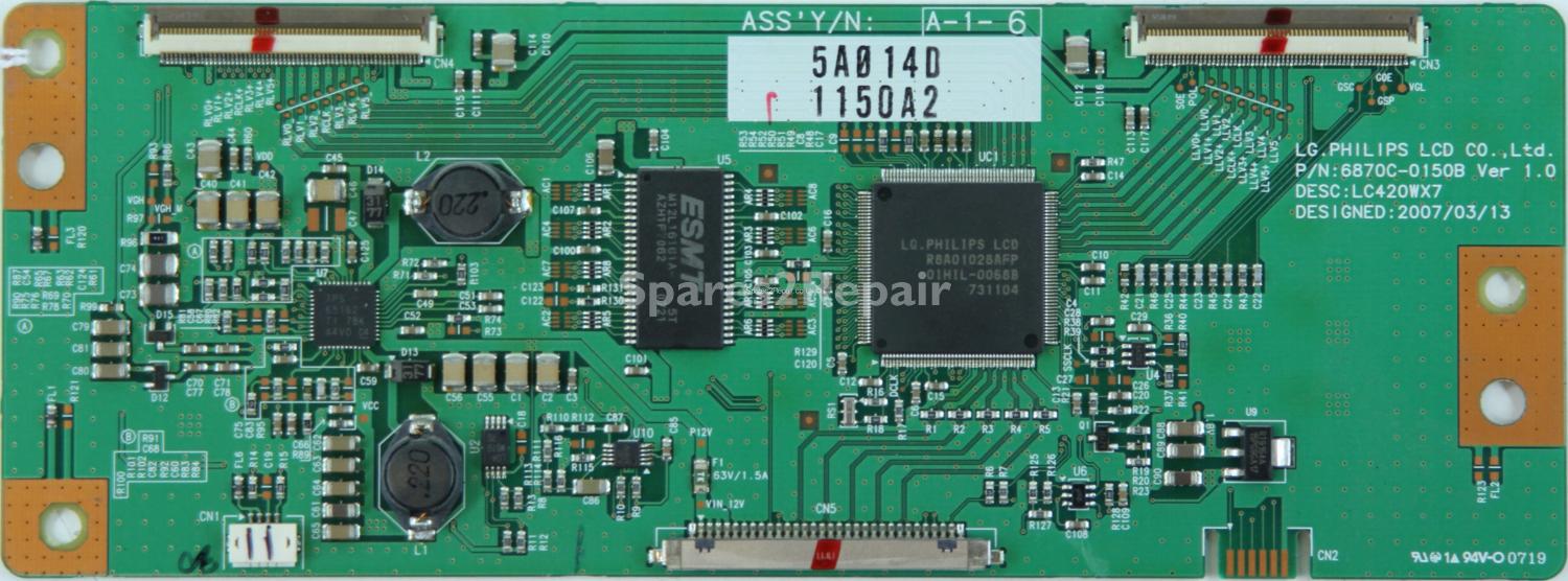 Bush IDLCD42TV25HD - LVDS - 6870C-0150B Ver 1.0 - 6871L-1150A - LC420WX7