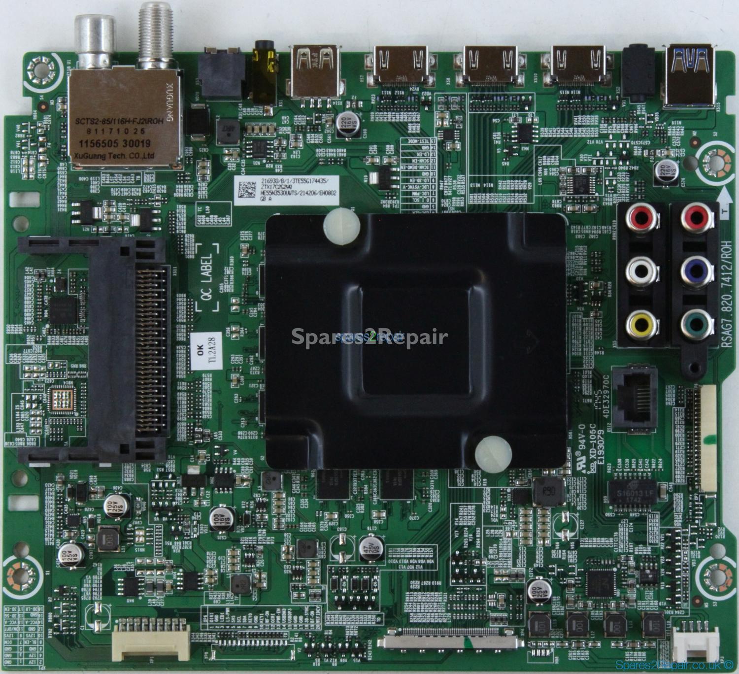 Hisense H55N5500UK - Main AV - 216930 - 214206 - RSAG7.820.7412/ROH
