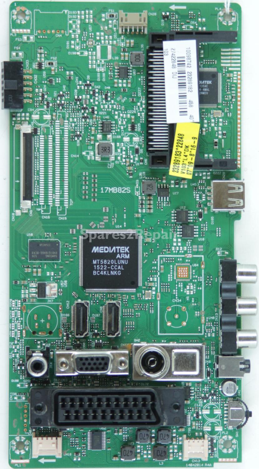 Hitachi 40HBD06U - Main AV - 23289182 - 17MB82S - 14042014 R4A