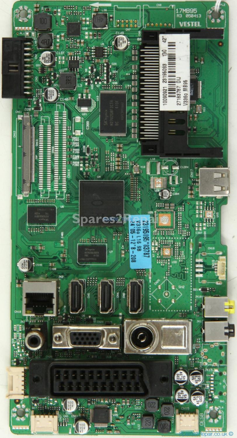 Hitachi 42HE4631U - Main AV - 23195093 - 17MB95 R3 - 050413