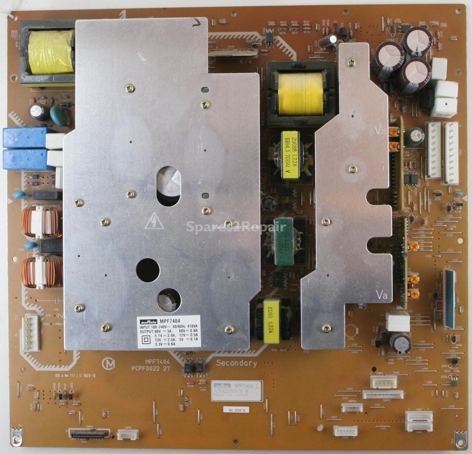 Hitachi 42PD3000E - PSU - PCPF0022 27 - MPF7404